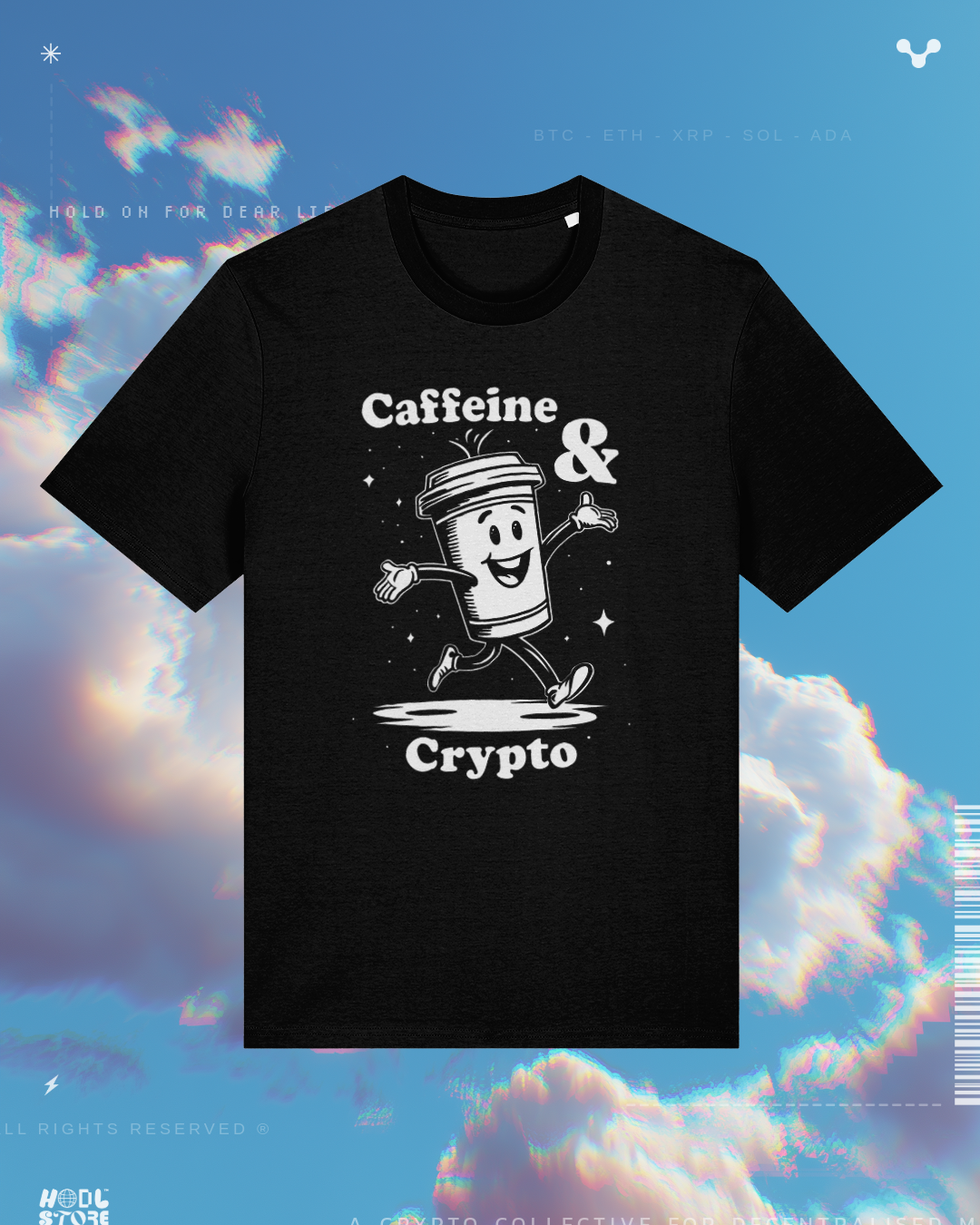 CAFFEINE & CRYPTO / BLACK