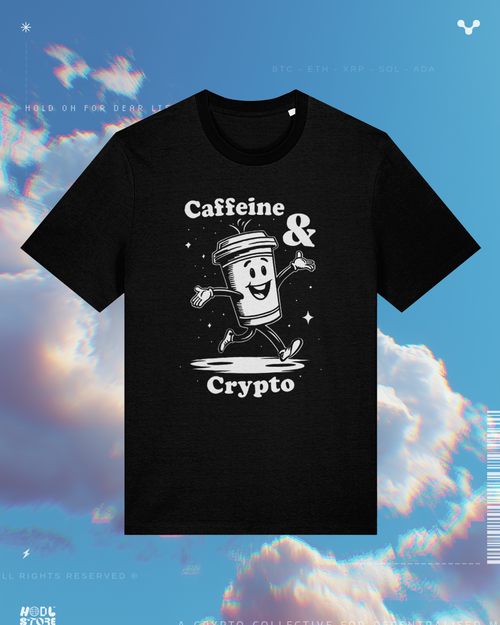 CAFFEINE & CRYPTO / BLACK