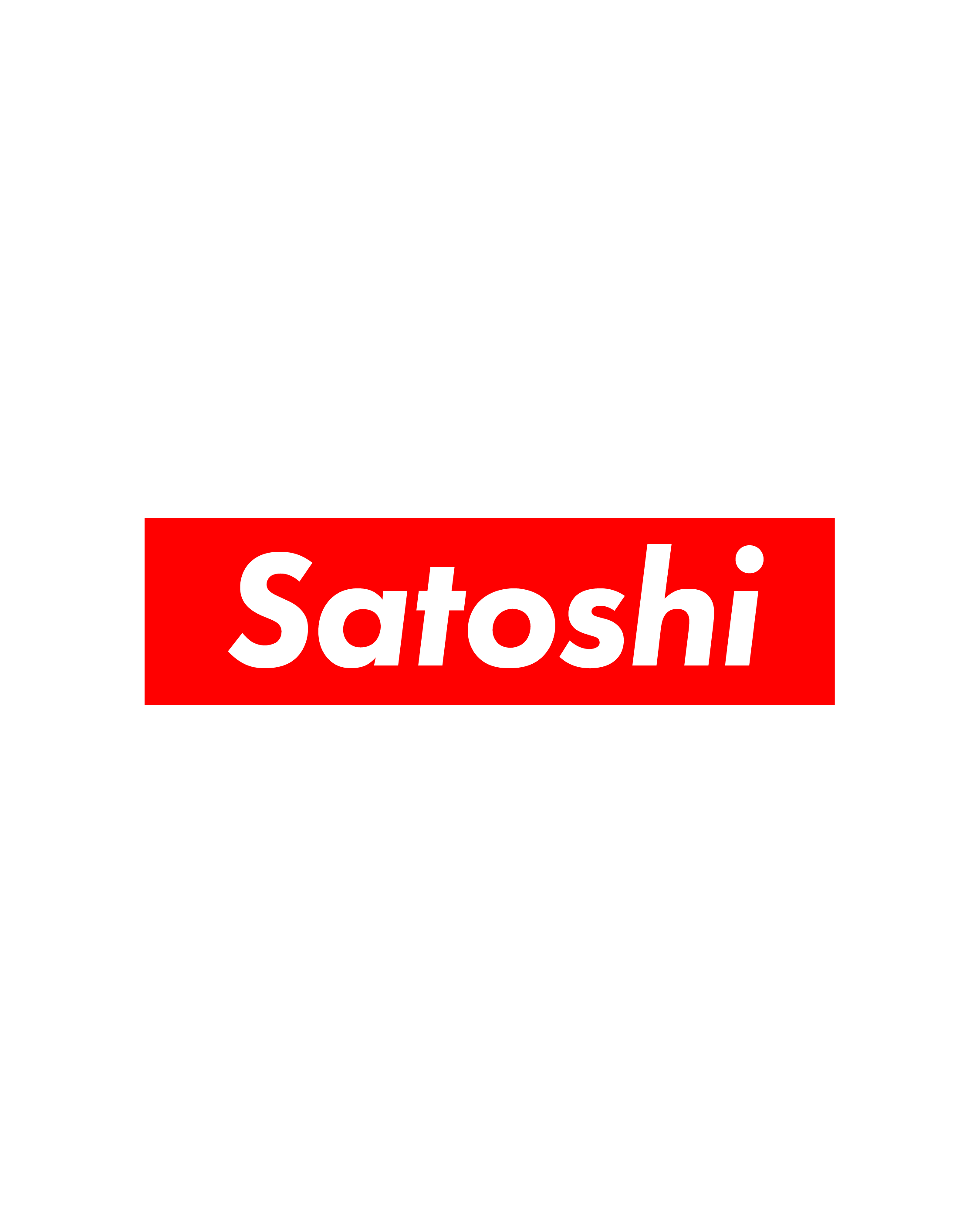 SUPREME X SATOSHI / WHITE