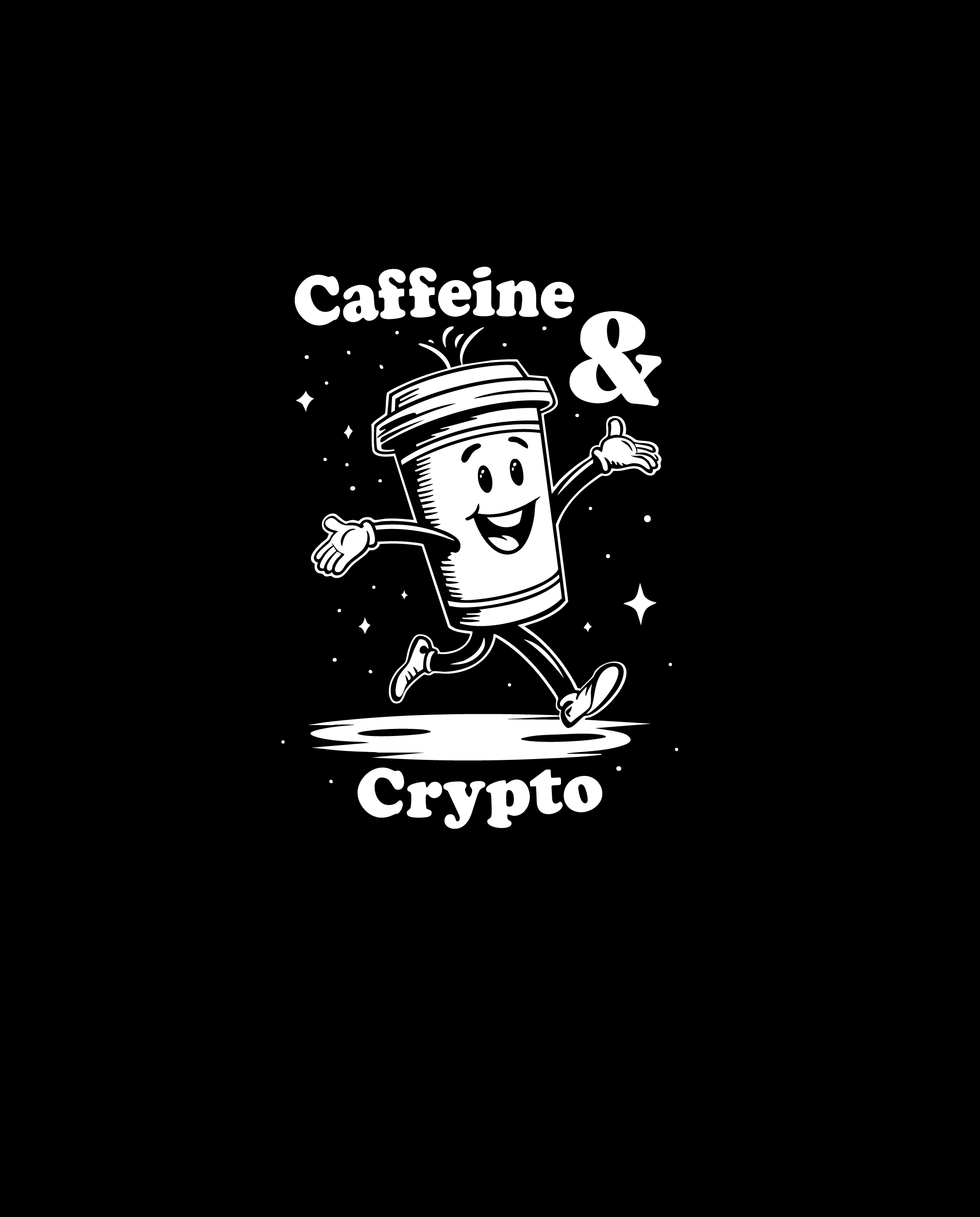 CAFFEINE & CRYPTO / BLACK